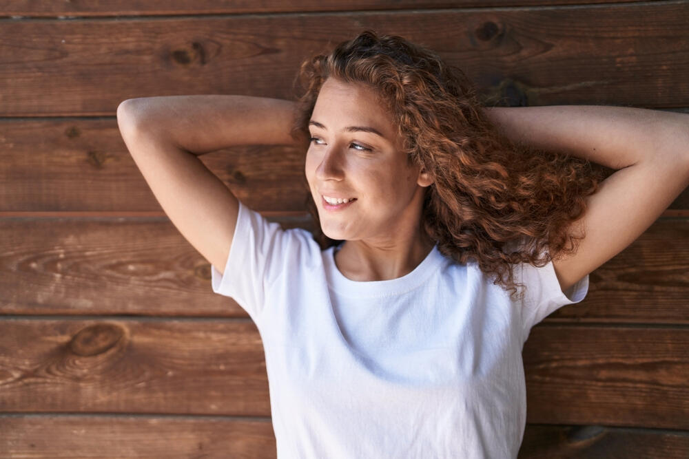 Olivia Johnson Relaxing